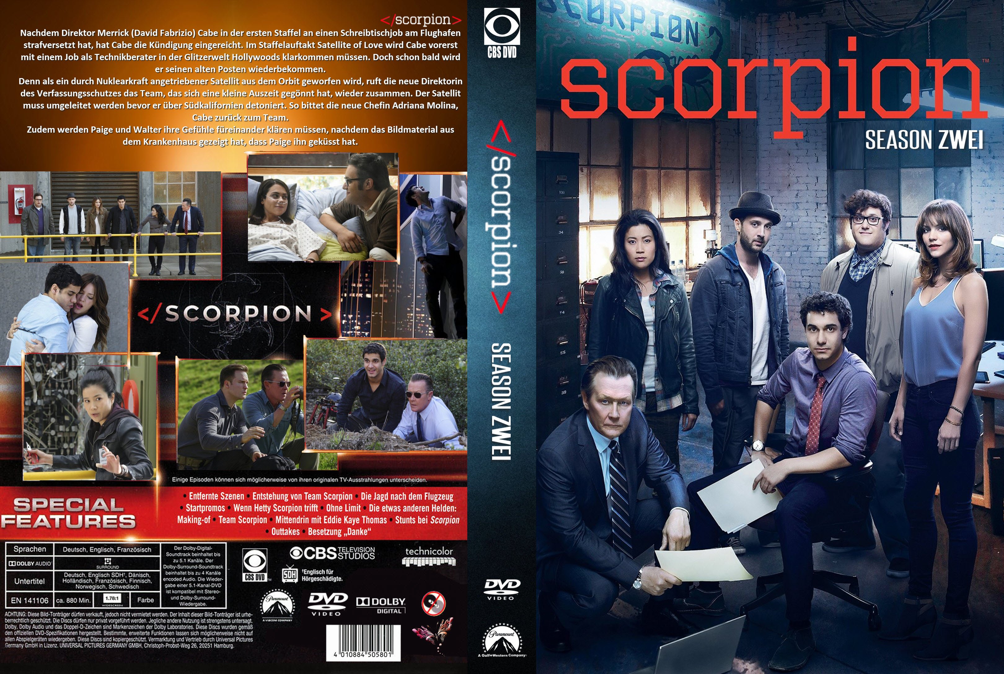 Scorpion Staffel 2 6 | DVD Covers | Cover Century | Over 1.000.000 ...