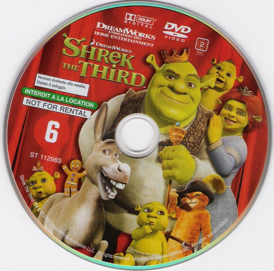 Shrek De Derde DVD CD | DVD Covers | Cover Century | Over 1.000.000 ...