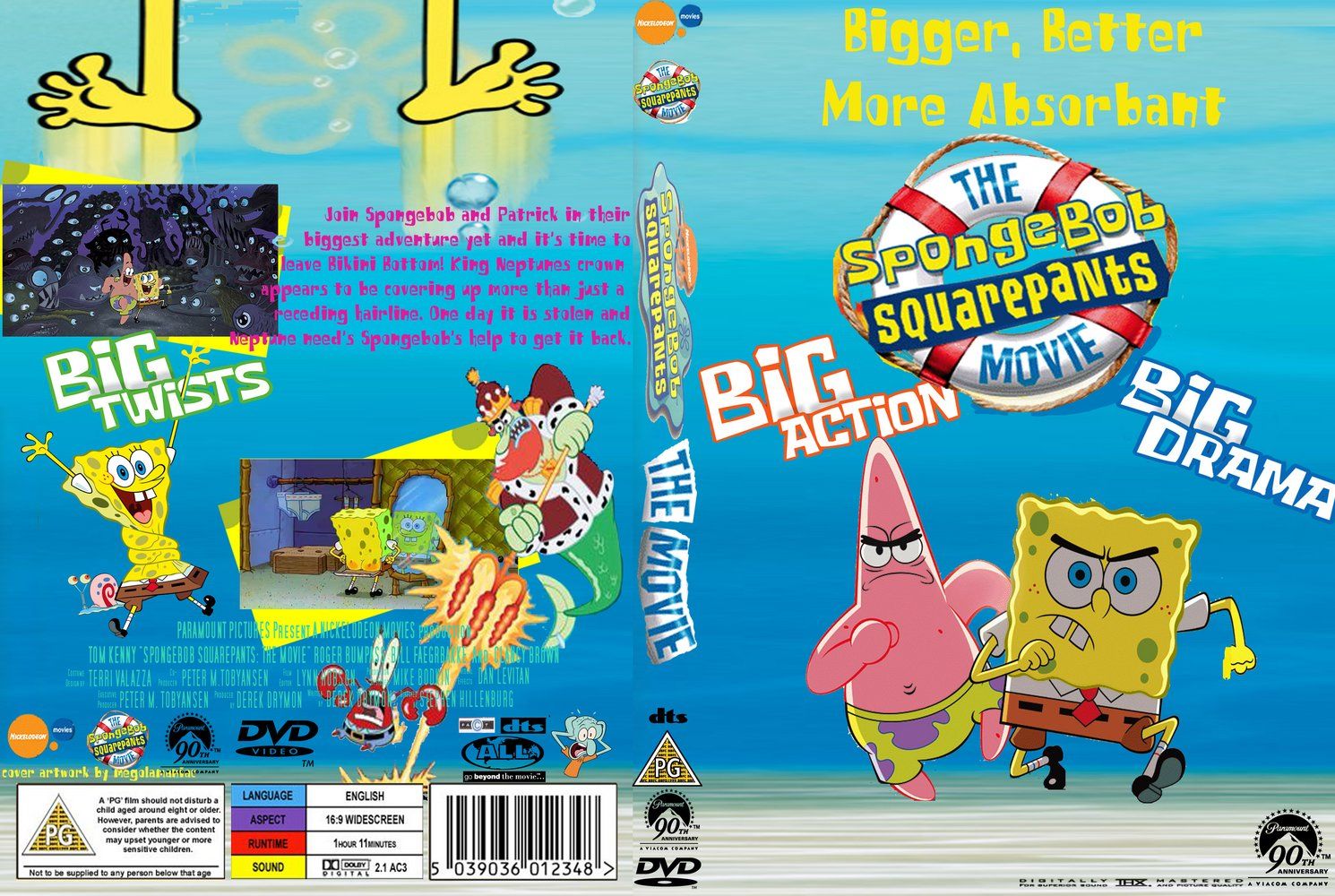 Spongebob Squarepants The Movie FRONT MISC DVD | DVD Covers | Cover ...