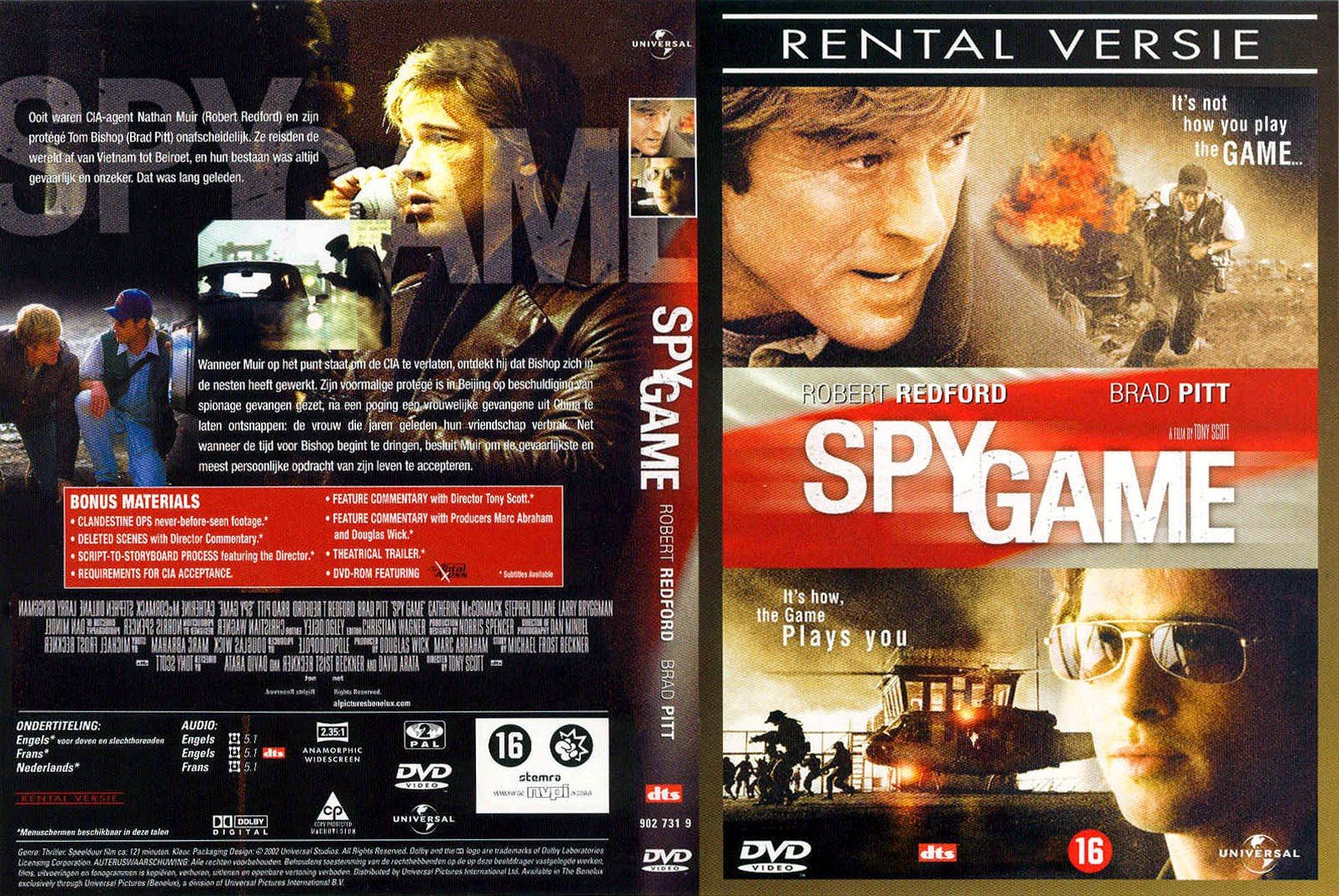 Spy Game Misc Dvd | DVD Covers | Cover Century | Over 1.000.000 Album ...