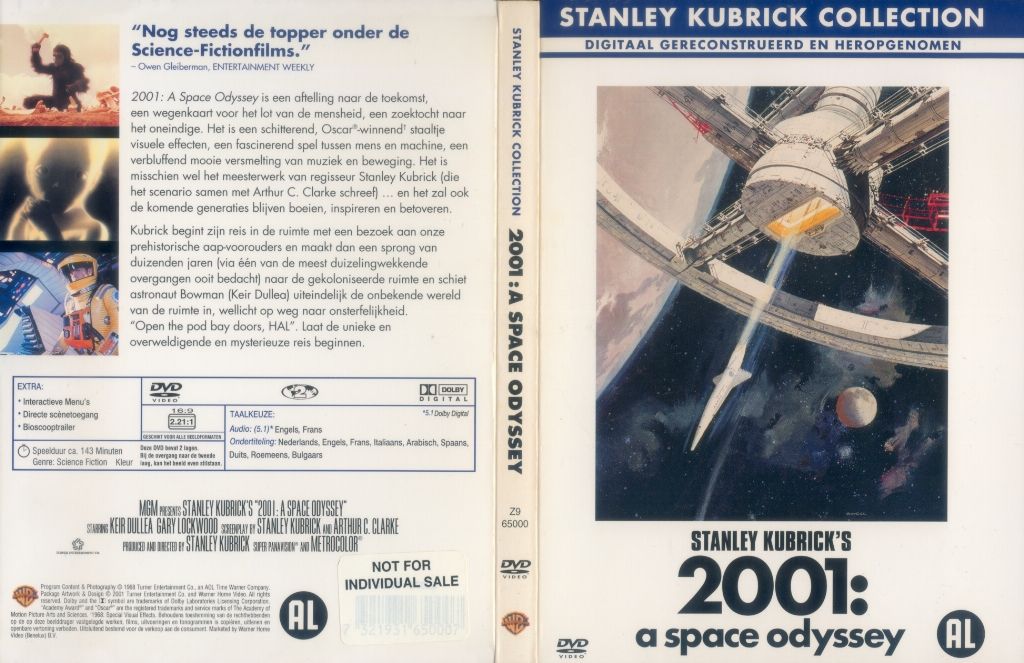 Stanley Kubrick Collection A Space Odyssey Dvd Nl Dvd Covers Cover Century Over