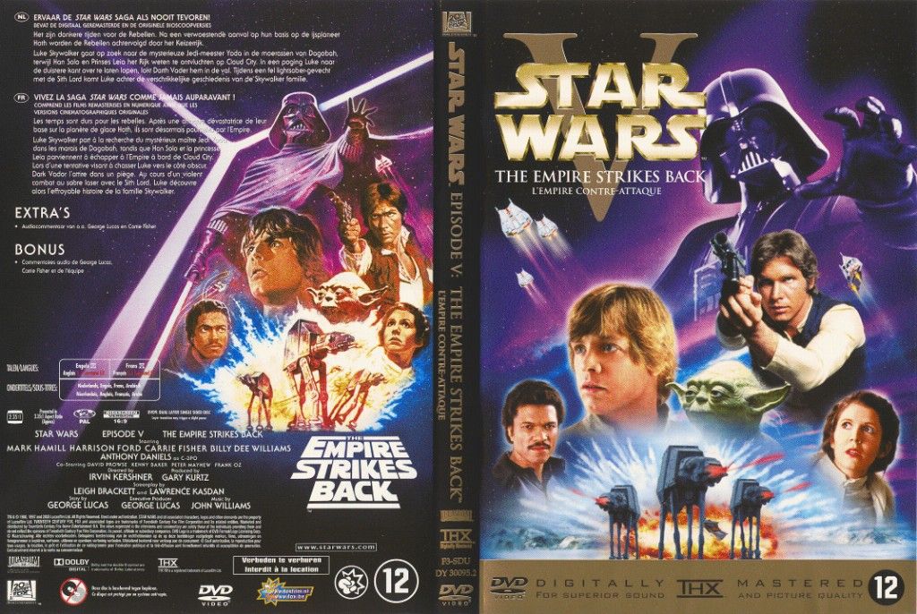 Star Wars 5 The Empire Strikes Back DVD NL | DVD Covers | Cover Century ...