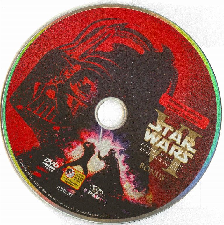 Star Wars 6 Return To The Jedi Dvd Cd 