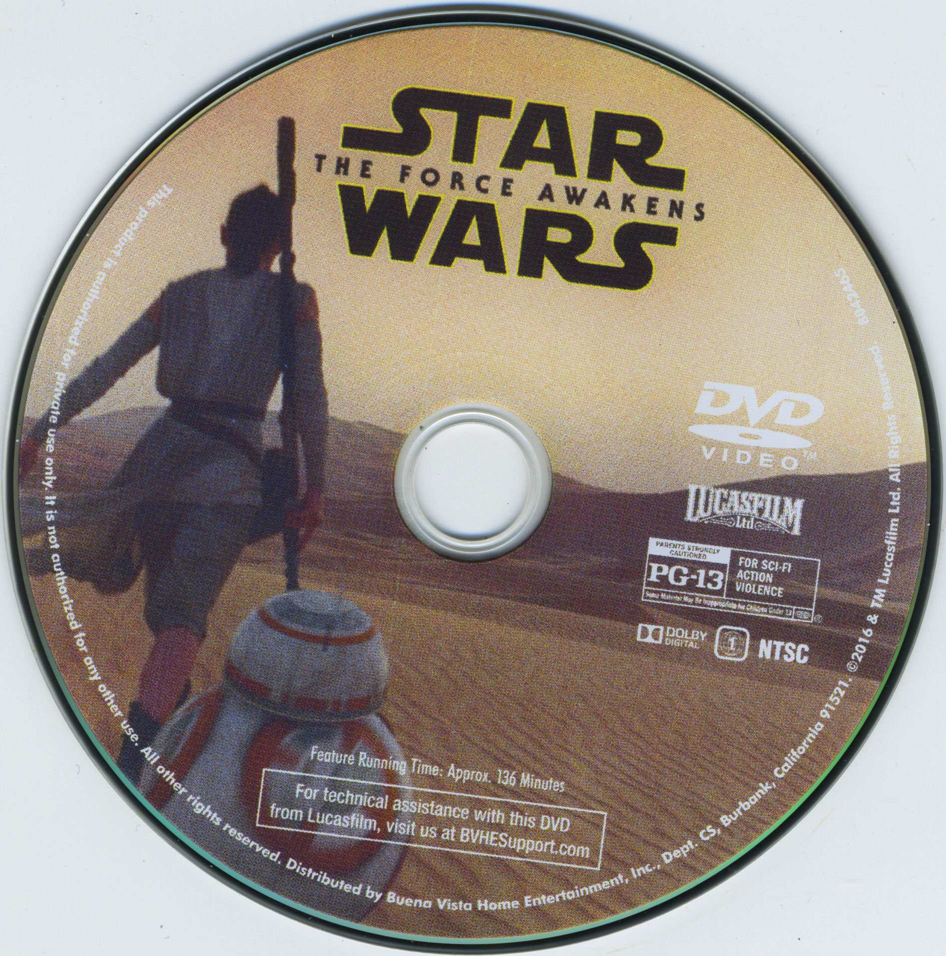 Star Wars Force Awakens DVD Disc | DVD | Cover Century Over 1.000.000 Album Art covers for free