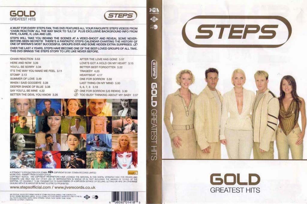 Steps Gold Greatest Hits DVD US | DVD Covers | Cover Century