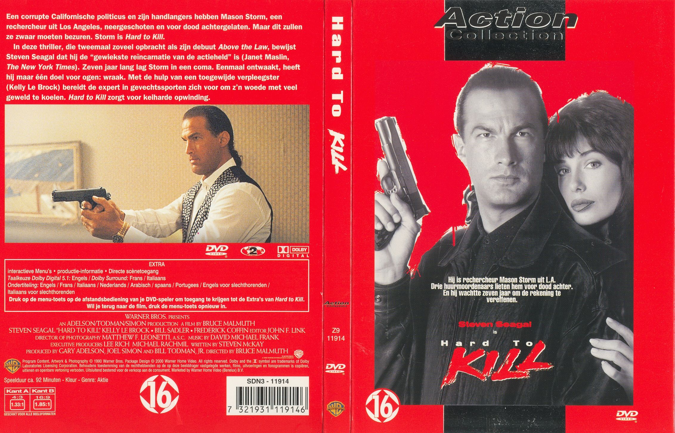 Steven Seagal Hard To Kill Pal Misc Dvd | DVD Covers | Cover Century ...