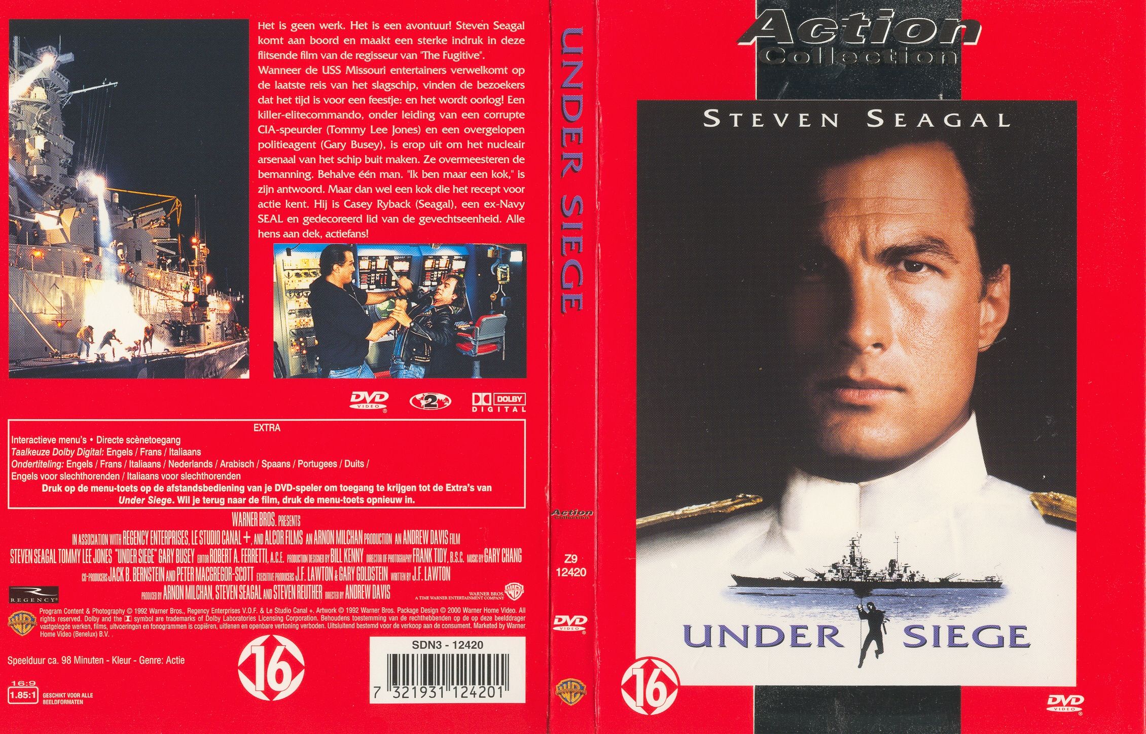 Steven Seagal Under Siege Pal Misc Dvd Dvd Covers Cover Century Over Album Art