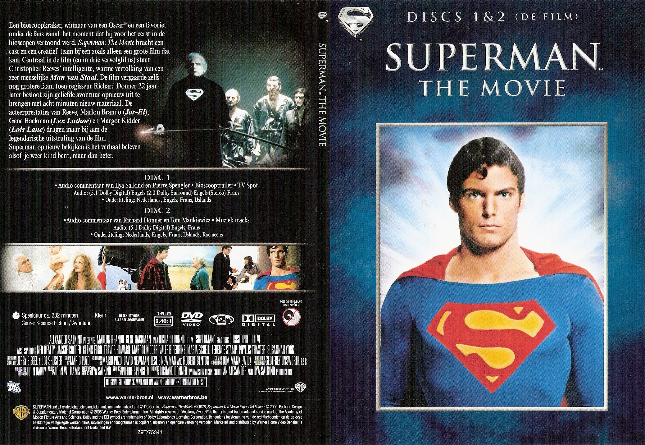 Superman The Movie DVD NL | DVD Covers | Cover Century | Over 1.000.000 ...