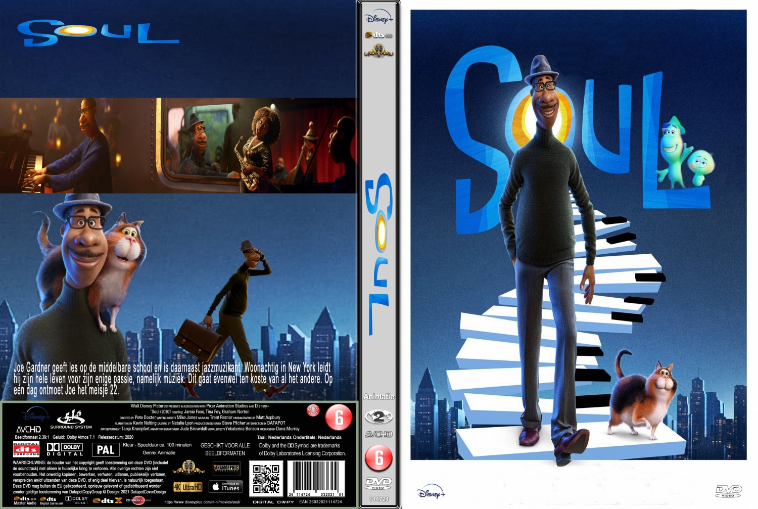 soul (2020) DVD Cover | DVD Covers | Cover Century | Over 1.000.000 ...