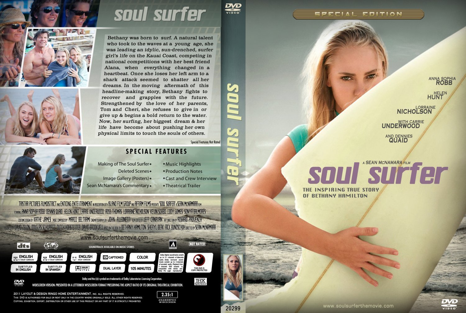 soul surfer cover 2011 original | DVD Covers | Cover Century | Over 1. ...