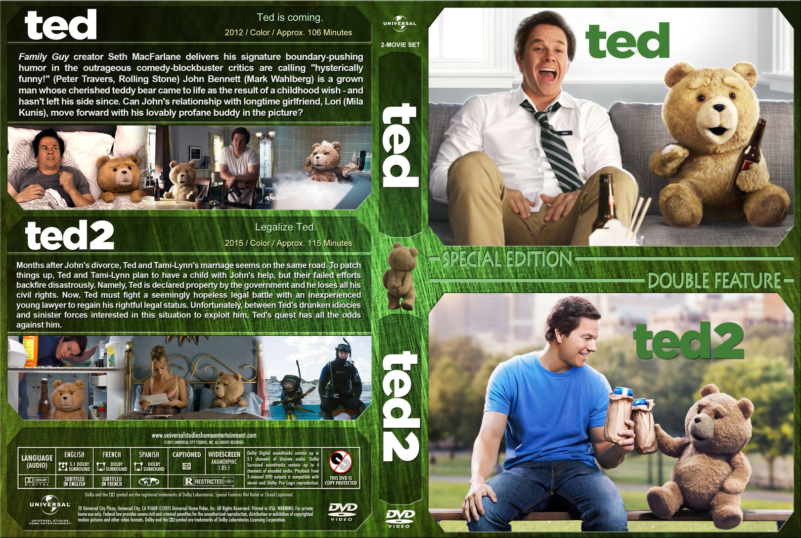 Ted Dbl v2 | DVD Covers | Cover Century | Over 1.000.000 Album Art ...