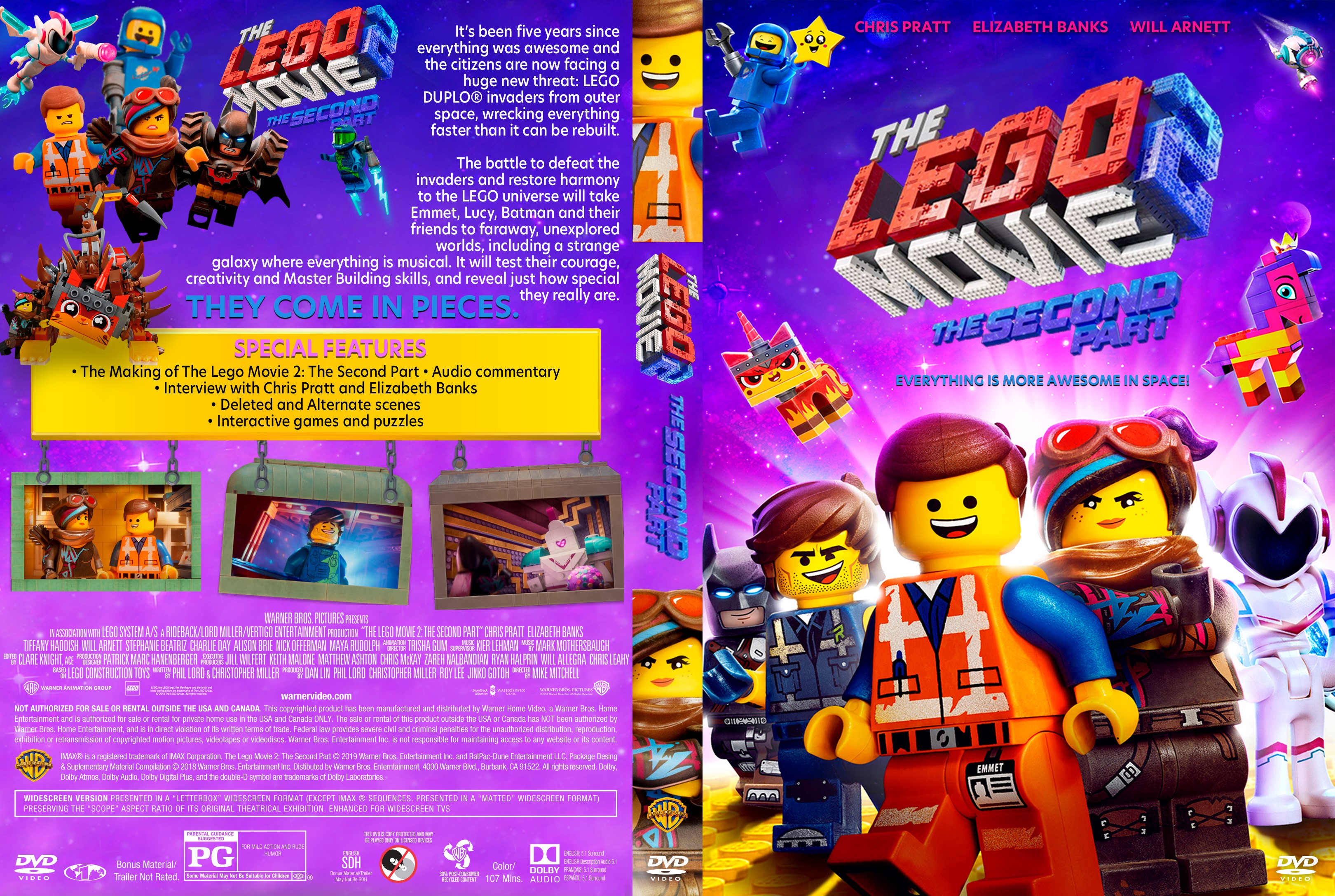 The Lego Movie 2 The Second Part | DVD Covers | Cover Century | Over 1. ...