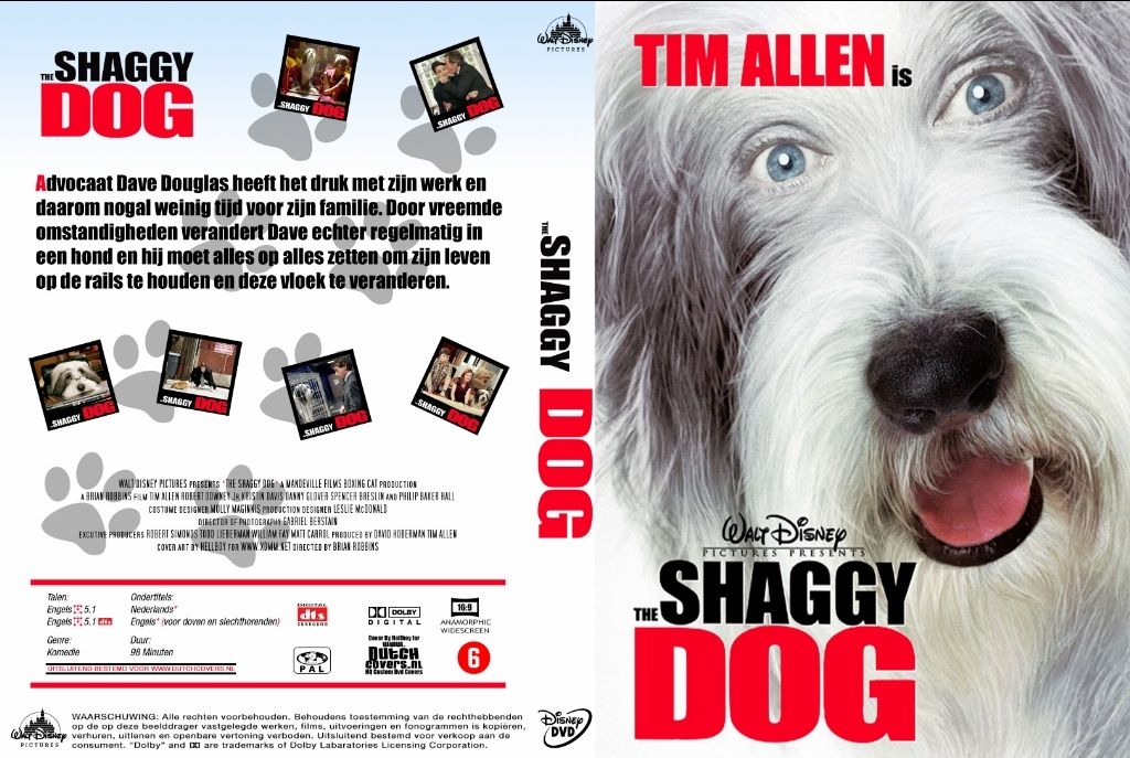 The Shaggie Dog DVD NL CUSTOM | DVD Covers | Cover Century | Over 1.000 ...