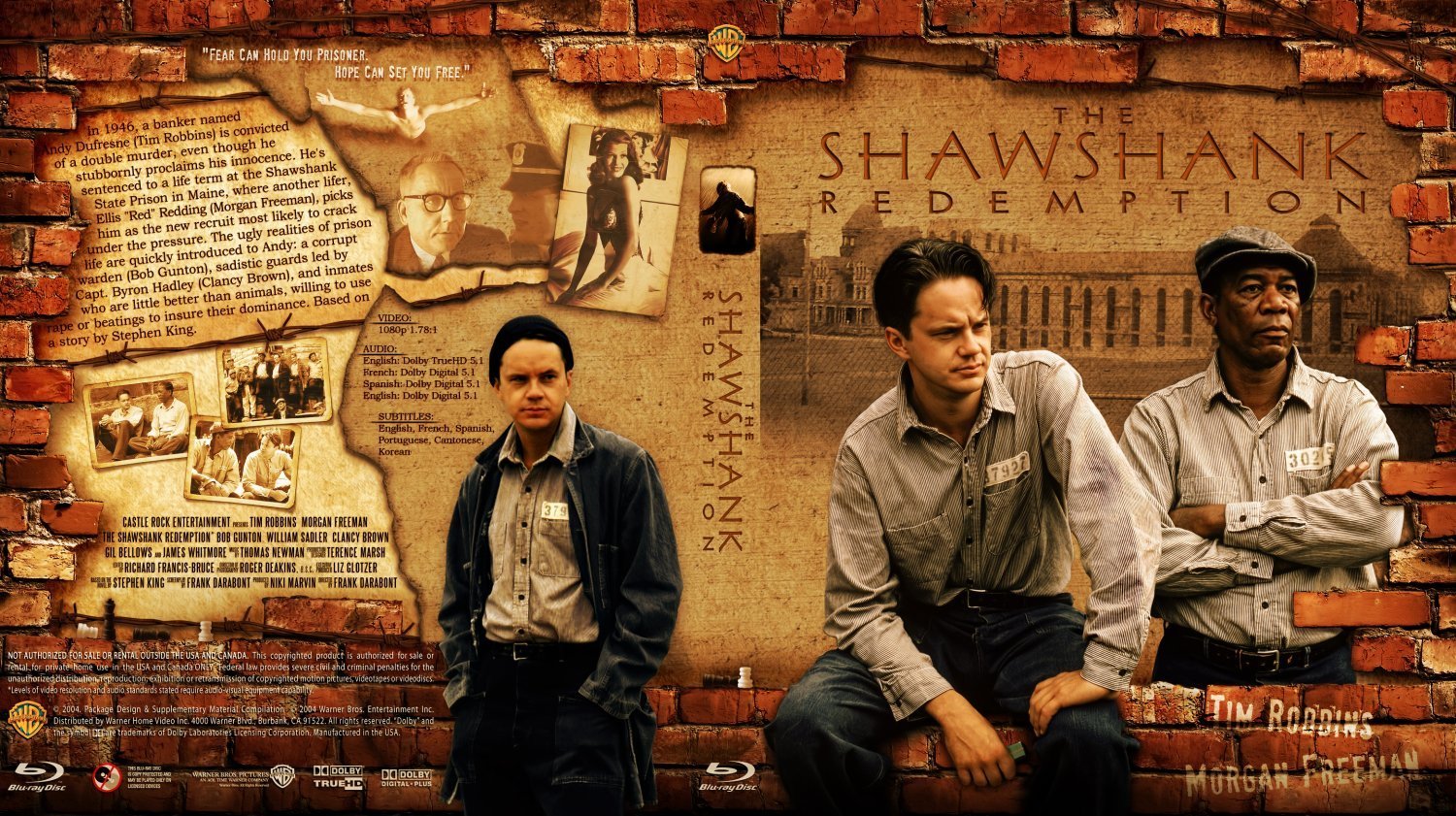 The Shawshank Redemption | DVD Covers | Cover Century | Over 1.000.000 ...