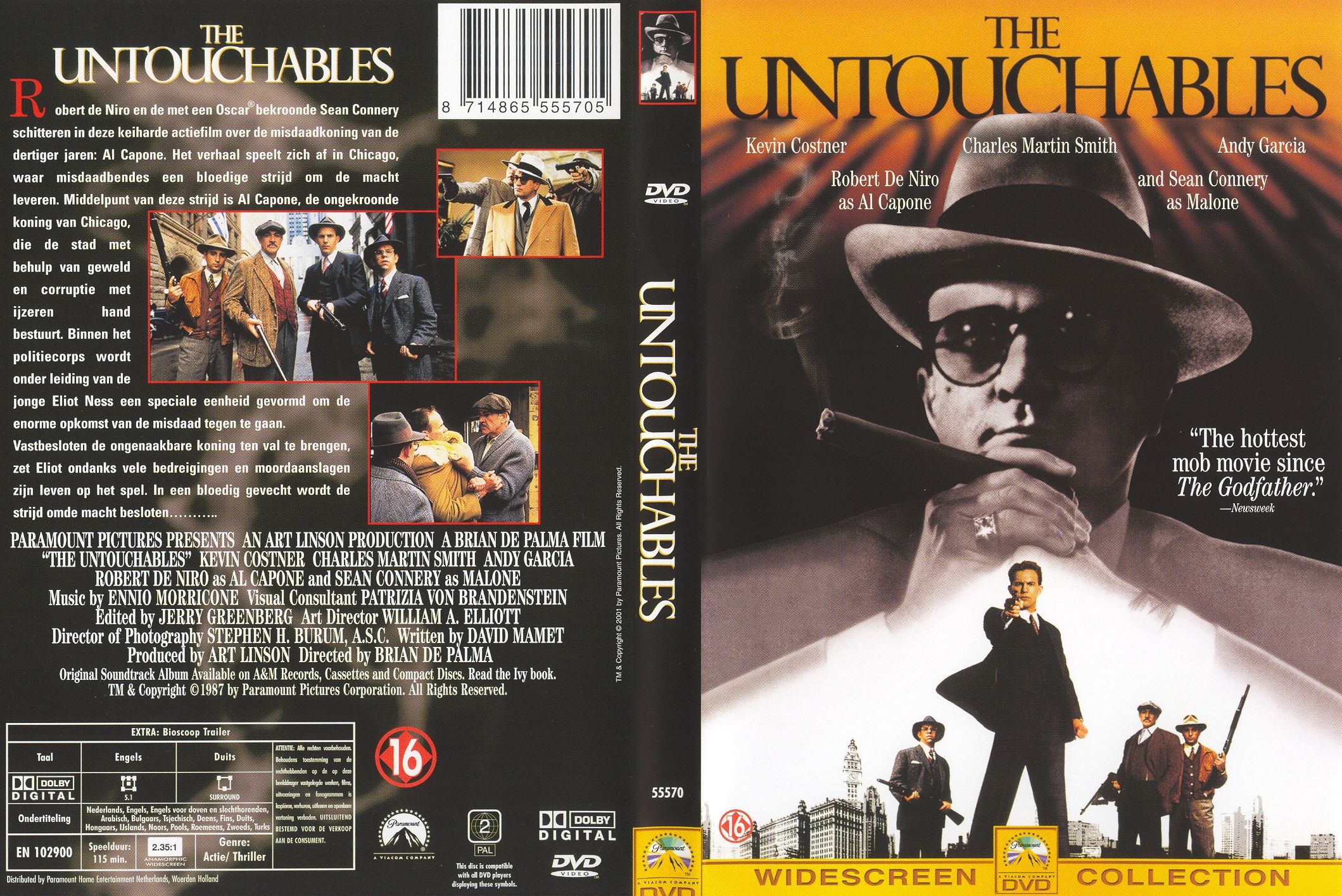 The Untouchables Pal Misc Dvd 