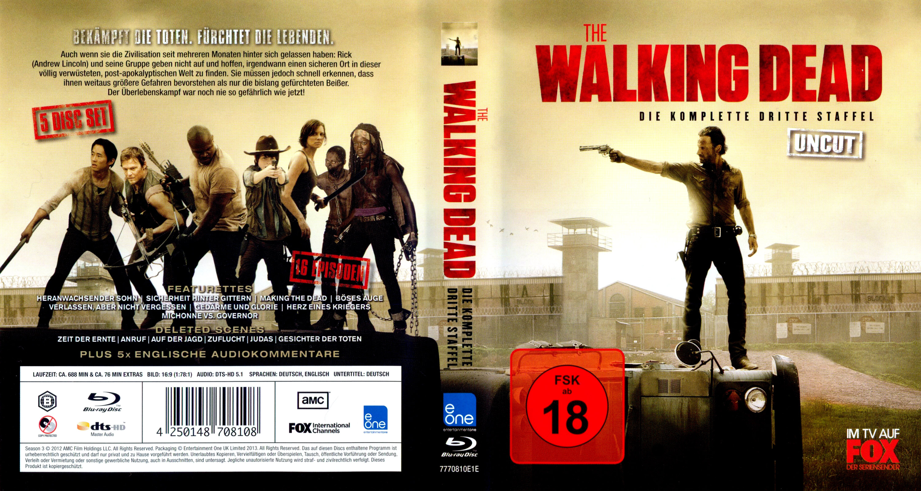 The Walking Dead Staffel 3 | DVD Covers | Cover Century | Over 1.000. ...