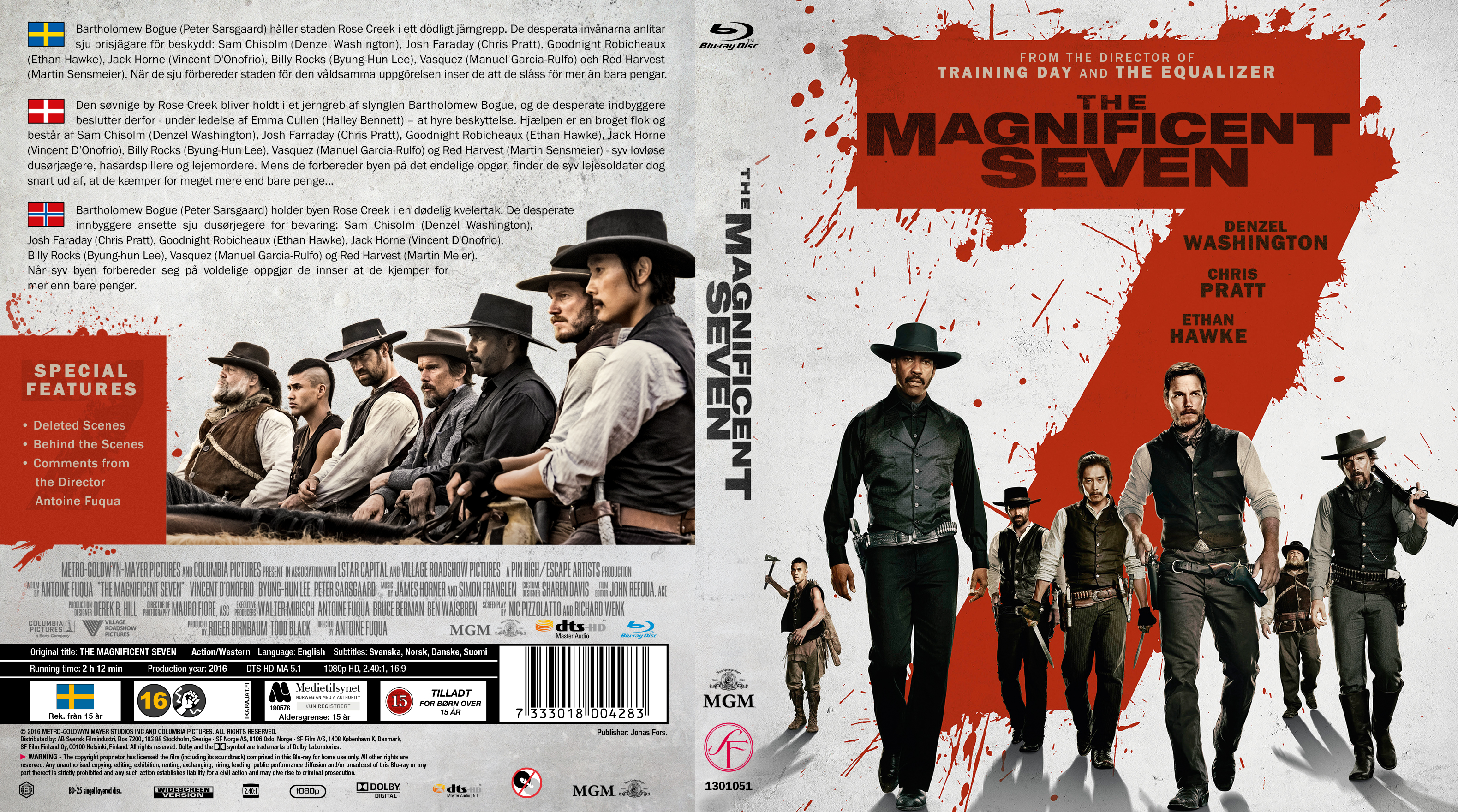 The Magnificent Seven (2016) - Front | DVD Covers | Cover ...