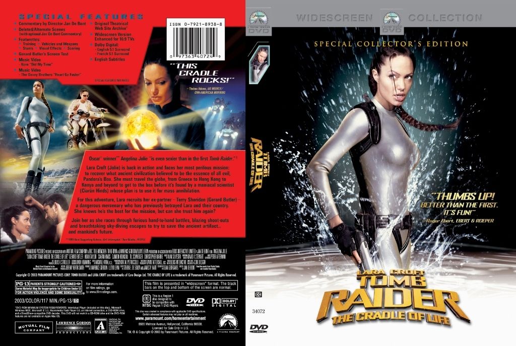 Tomb Raider 2 Cradle Of Life DVD US | DVD Covers | Cover Century | Over ...