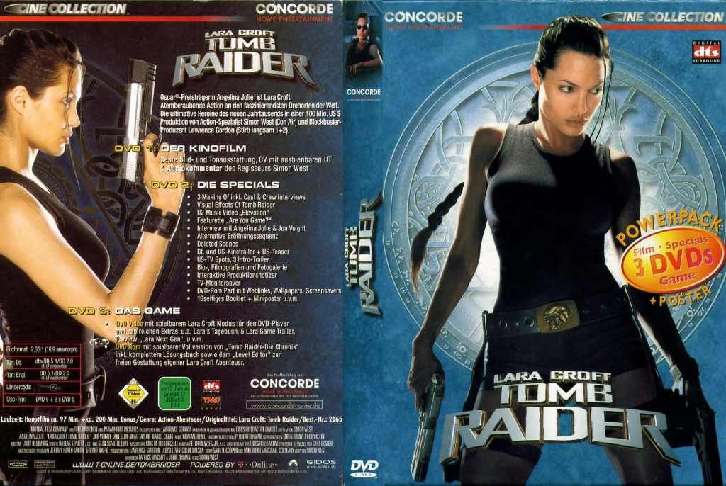 Tomb Raider Lara Croft Powerpack DVD DE | DVD Covers | Cover Century ...