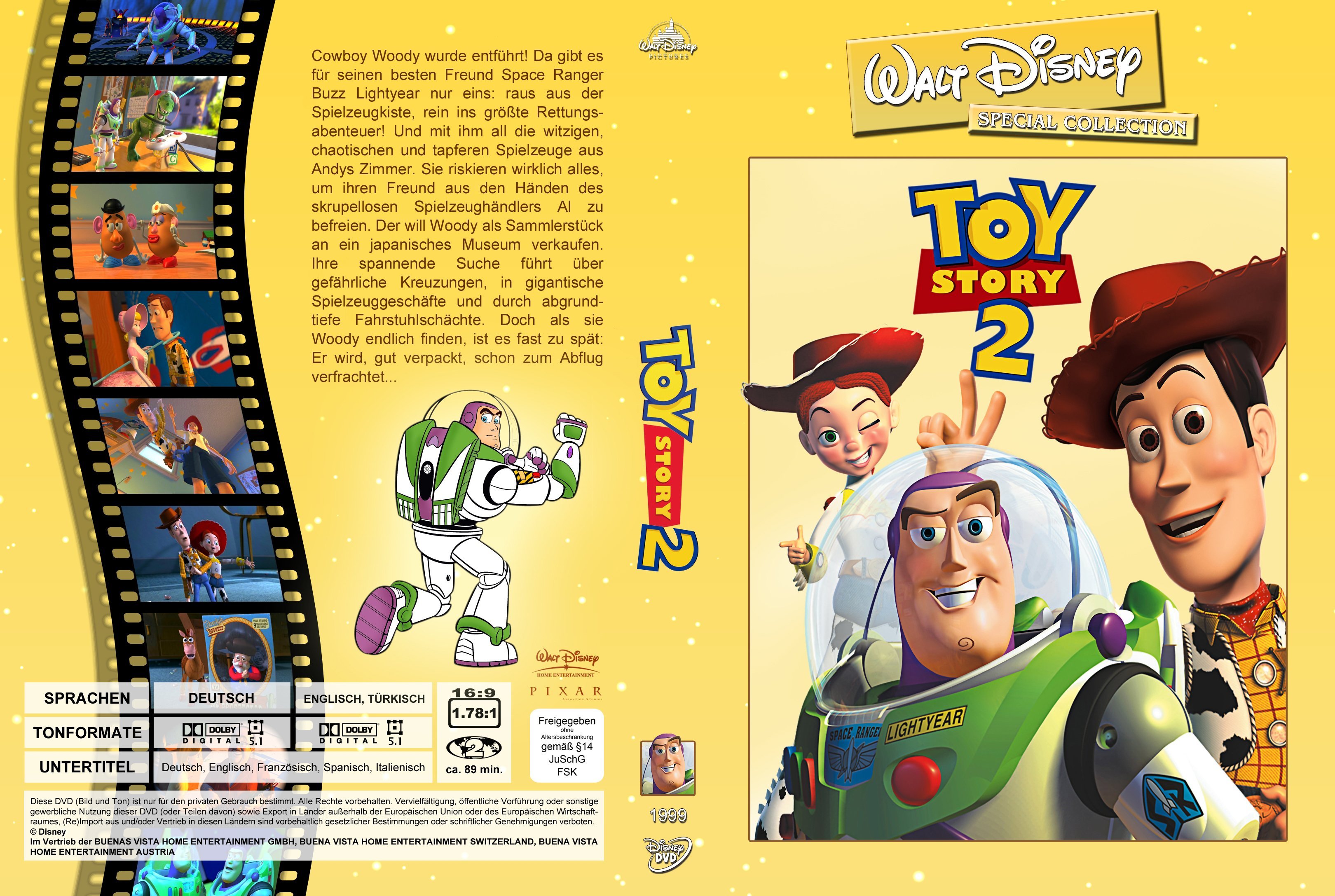 Toy Story 2 Walt Disney Special Collection | DVD Covers | Cover Century ...