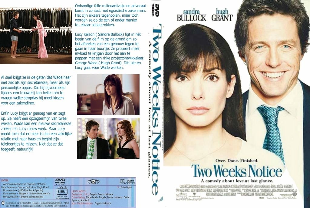 Two Weeks Notice DVD NL CUSTOM | DVD Covers | Cover Century | Over 1. ...