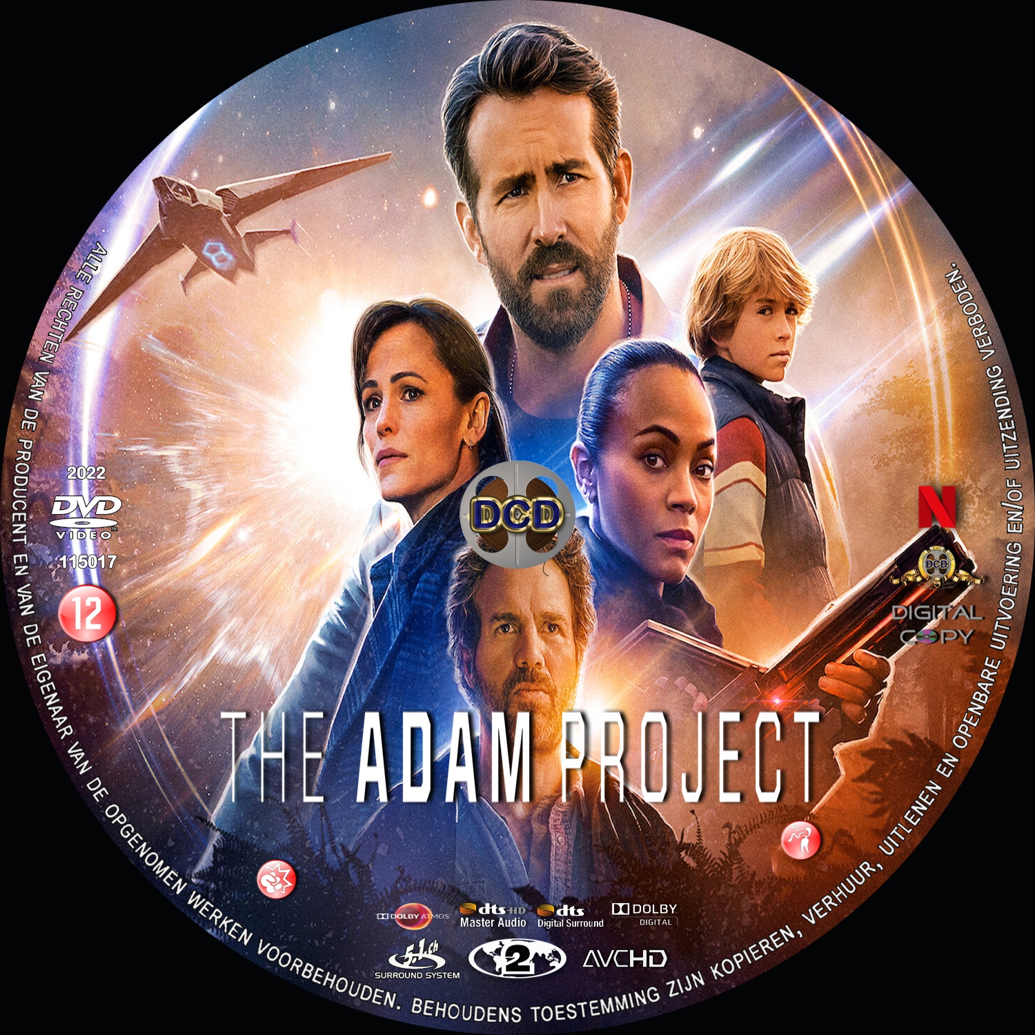 the adam project (2022) DVD Cover CD | DVD Covers | Cover Century ...