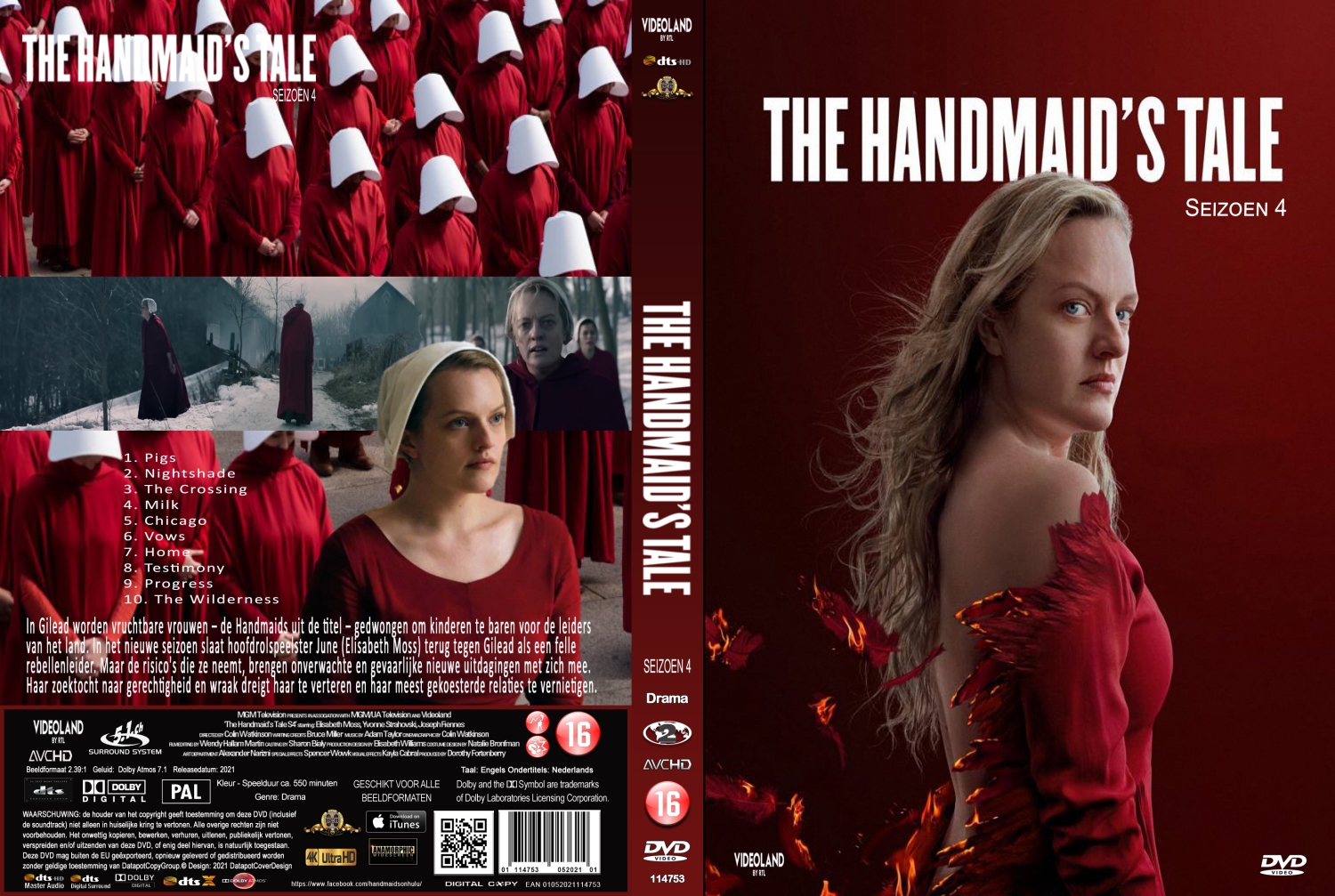 the handmaids tale s4 (2021) DVD Cover | DVD Covers | Cover Century ...