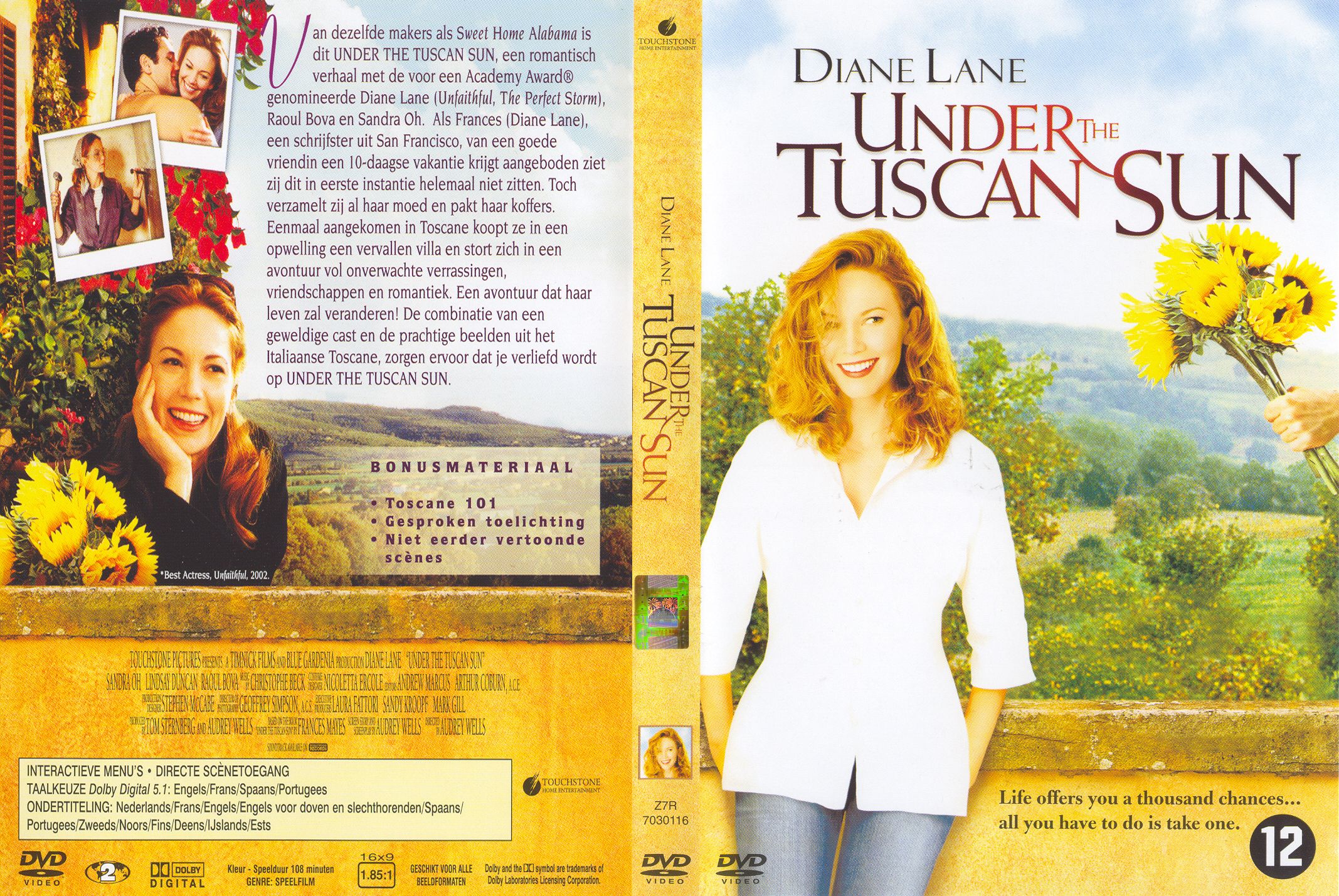 Under The Tuscan Sun Pal Misc Dvd2 | DVD Covers | Cover Century | Over ...