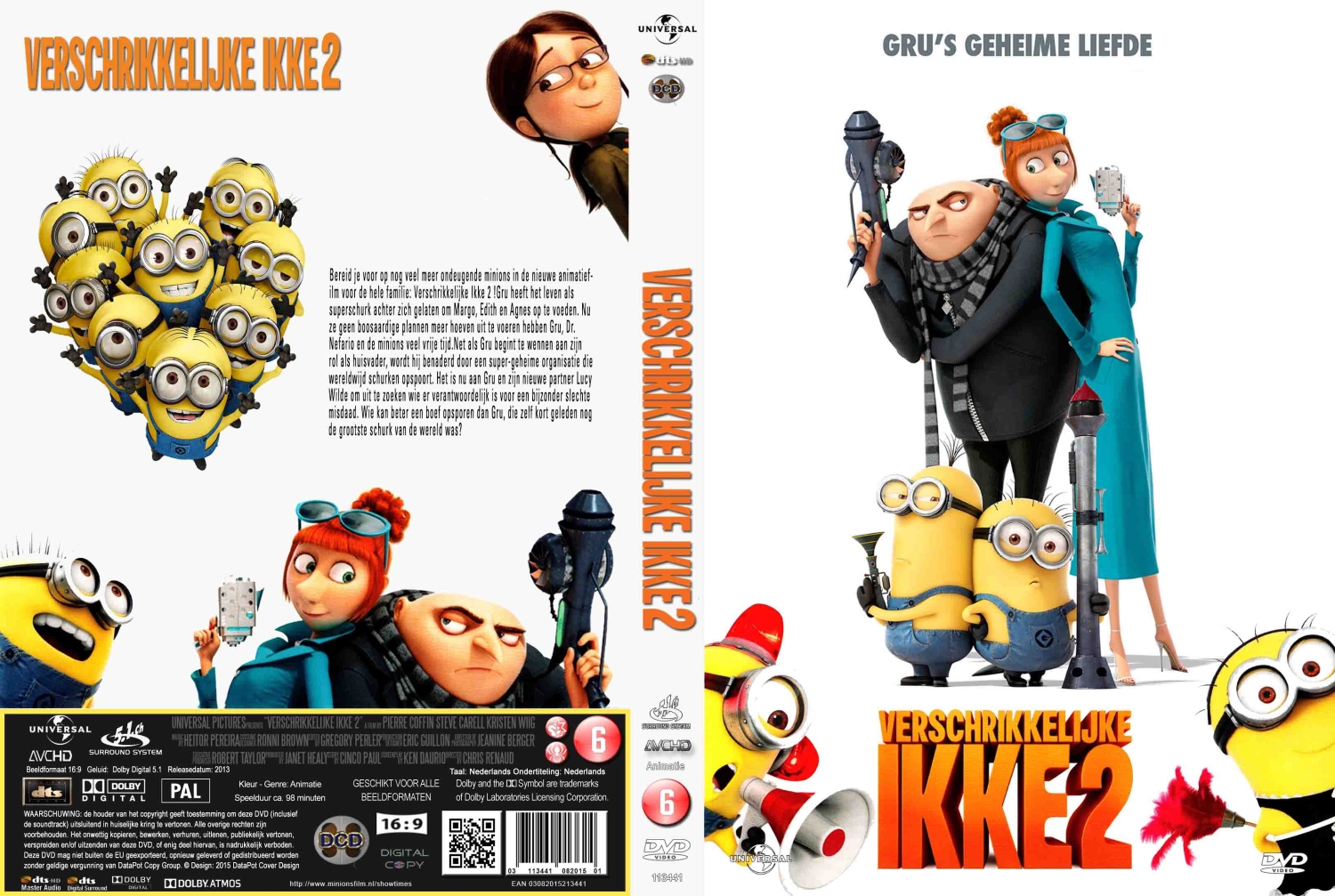 verschrikkelijke ikke 2 (2013) DVD Cover | DVD Covers | Cover Century ...