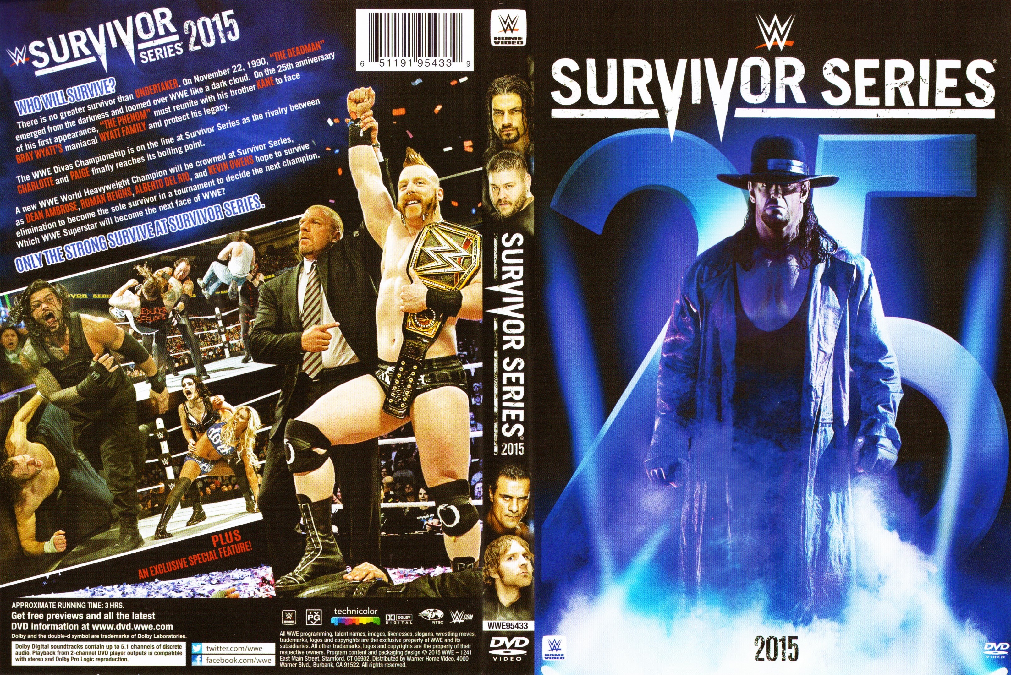 Wwe Survivor Series 2015 R1 Retail Dvd Dvd Covers Cover