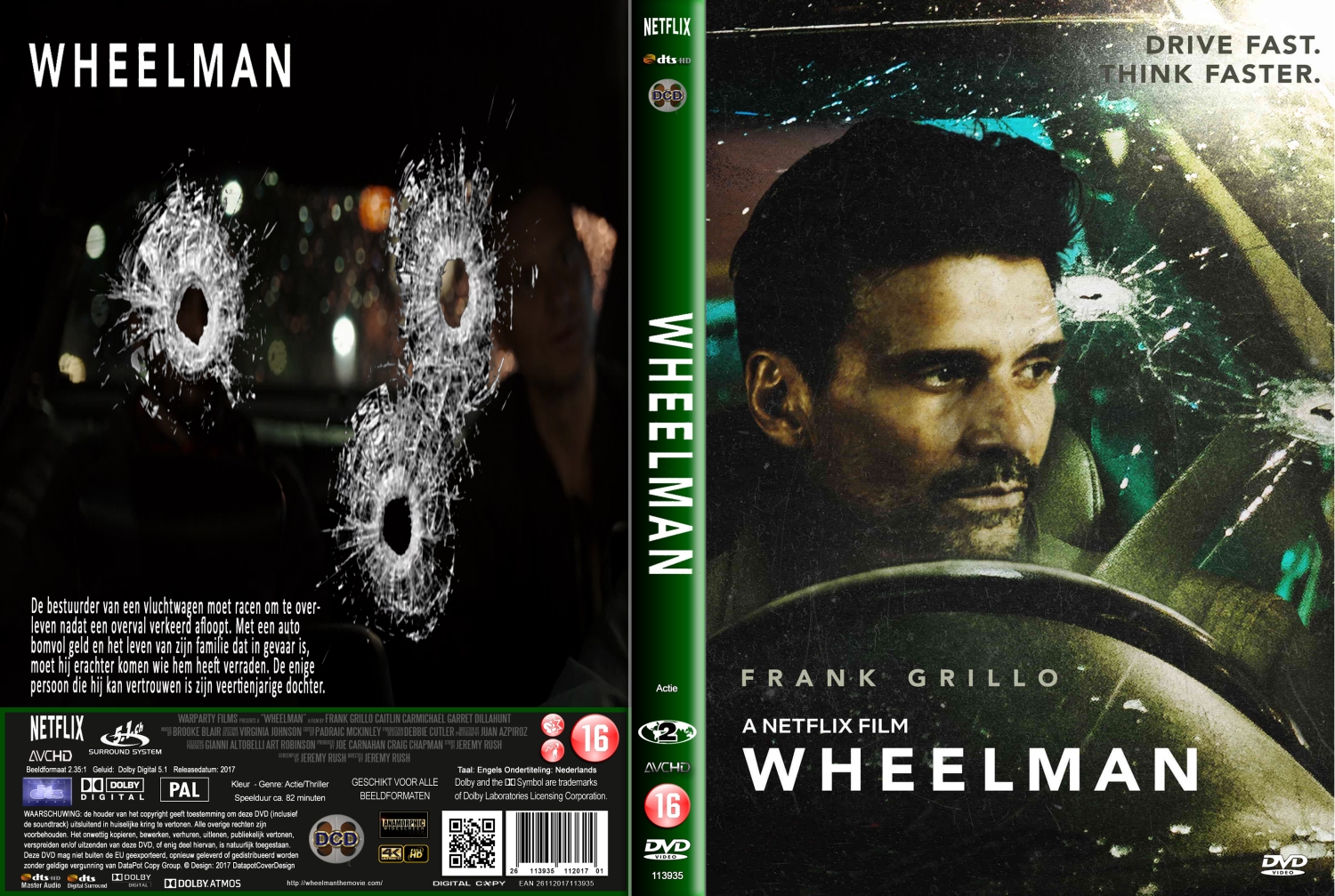 wheelman (2017) DVD Cover | DVD Covers | Cover Century | Over 1.000.000 ...