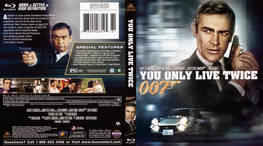 You Only Live Twice Br Dvd Covers Cover Century Over 1 000 000 Album Art Covers For Free