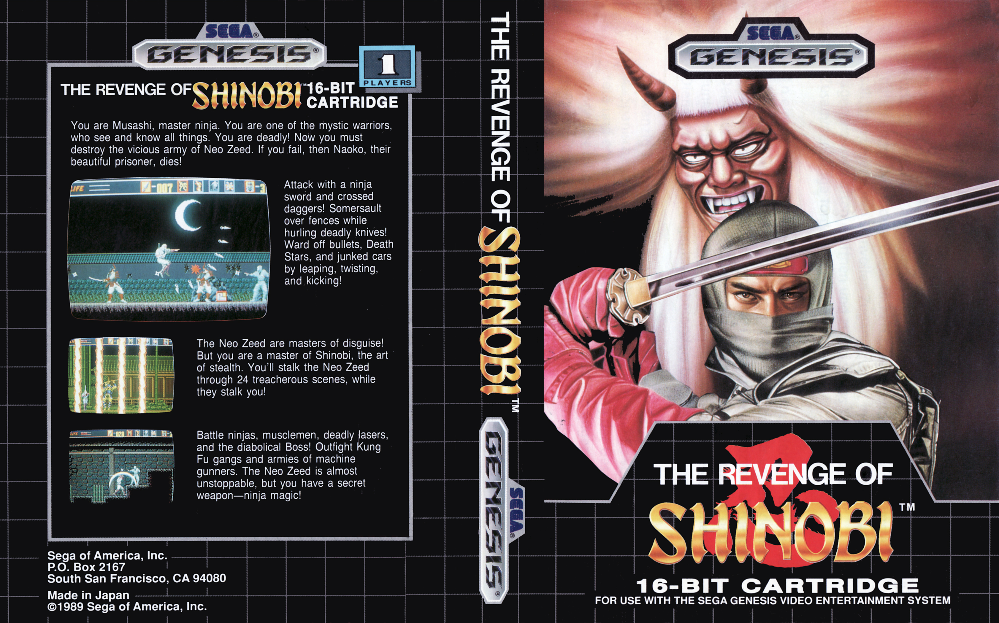 Revenge Of Shinobi Genesis Covers Cover Century Over 500 000 Album Art Covers For Free