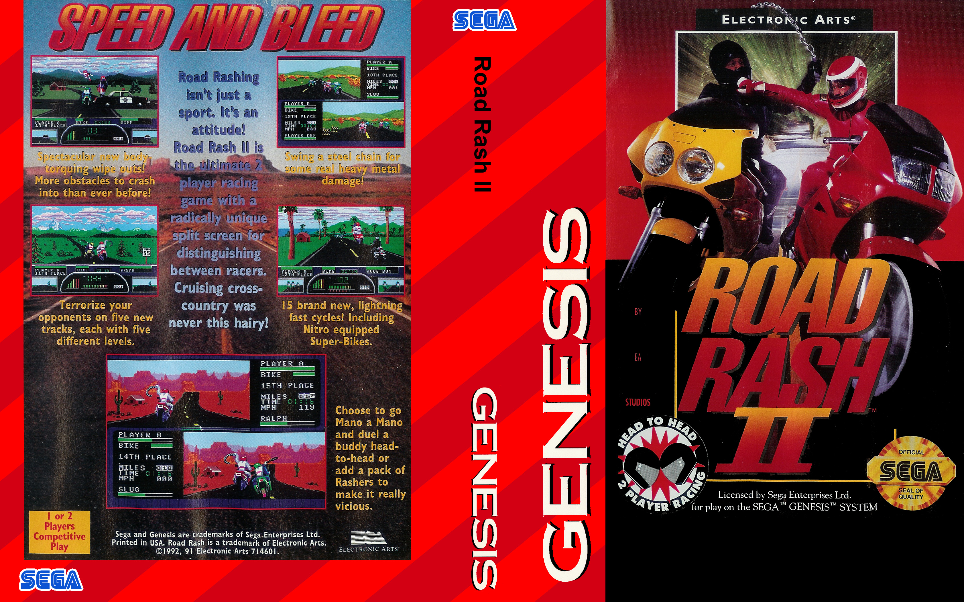 road rash 3 how to use nitro