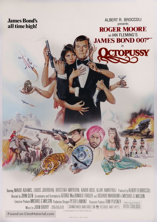 Octopussy British | Movie Covers | Cover Century | Over 1.000.000 Album ...