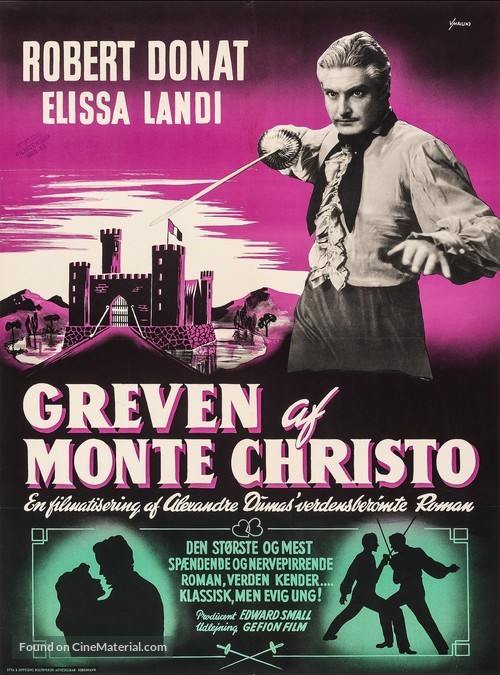 the count of monte cristo danish | Movie Covers | Cover Century | Over ...