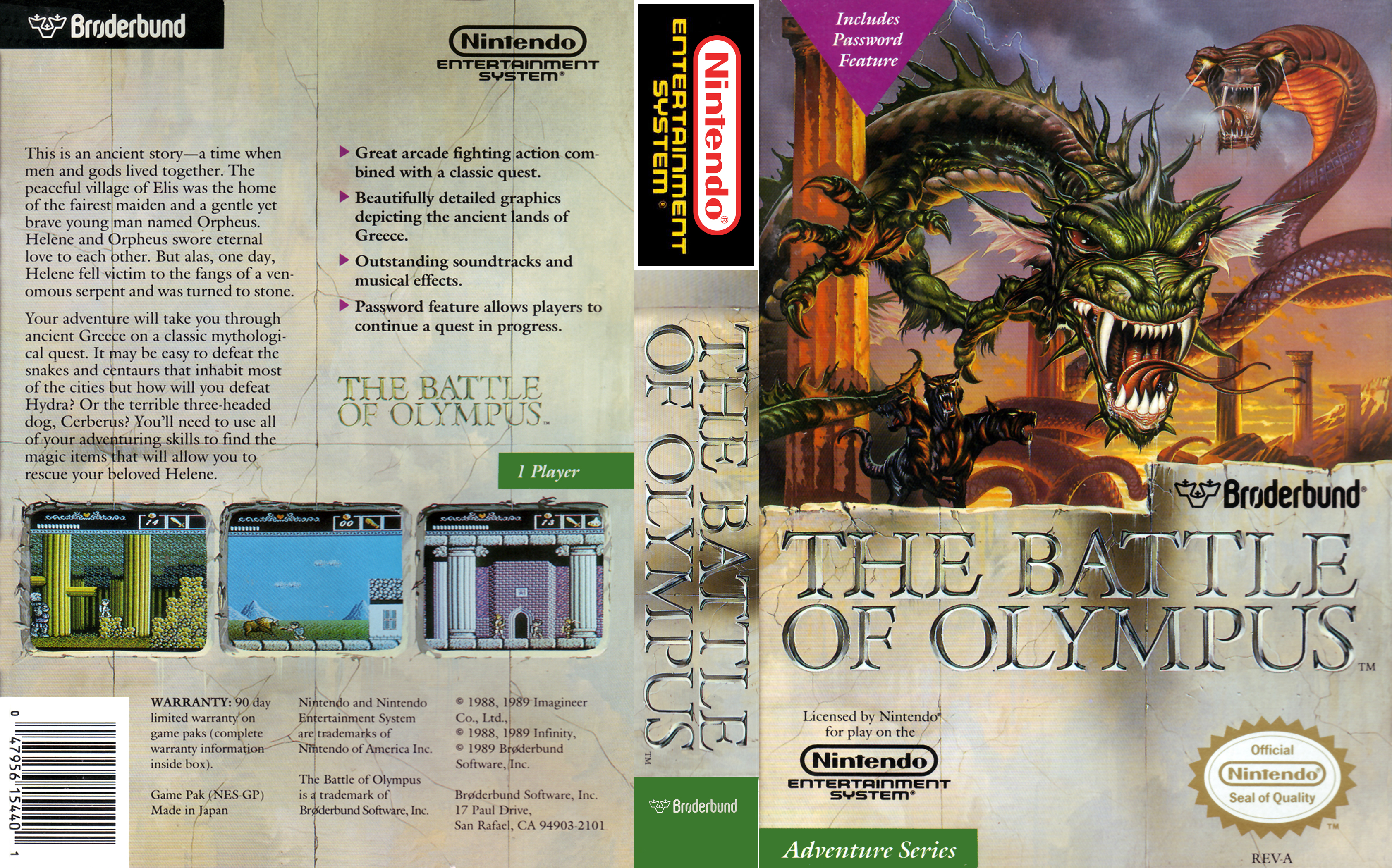 the battle of olympus nes