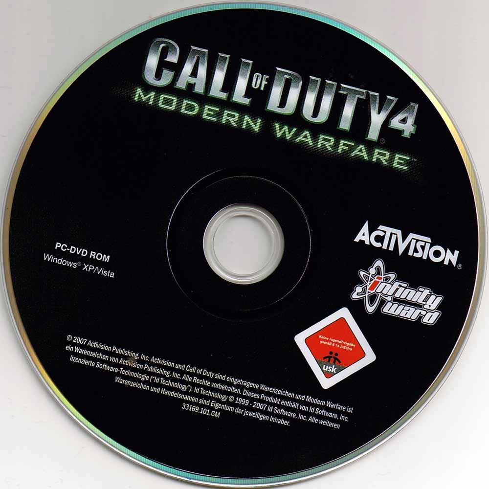 Call Of Duty 04 Modern Warfare DVD | PC Covers | Cover Century | Over 1 ...