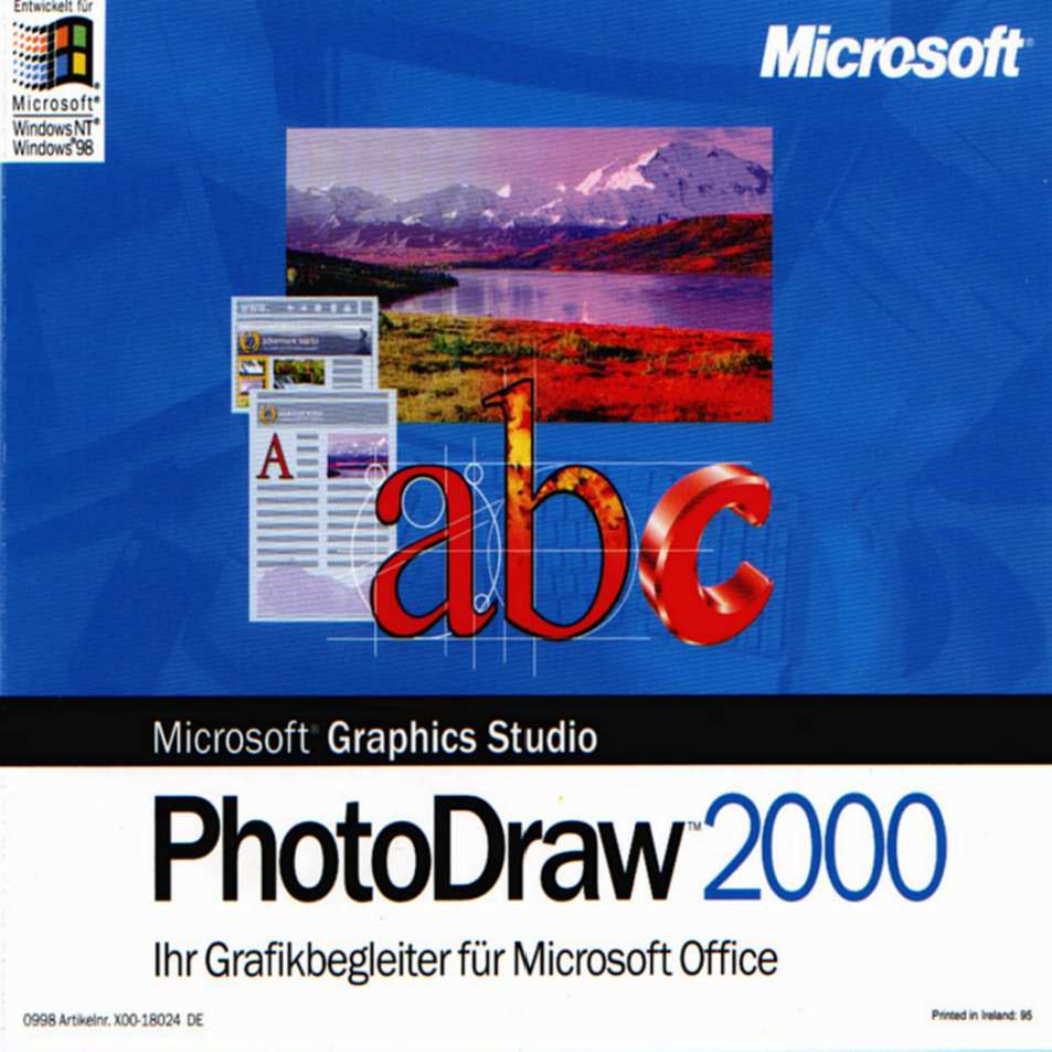microsoft photodraw 2000 can it be installed on windows 7