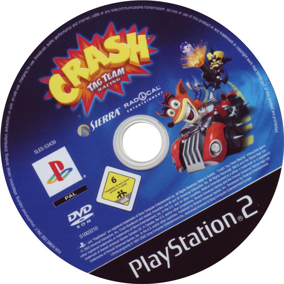 crash team racing ps1 album art