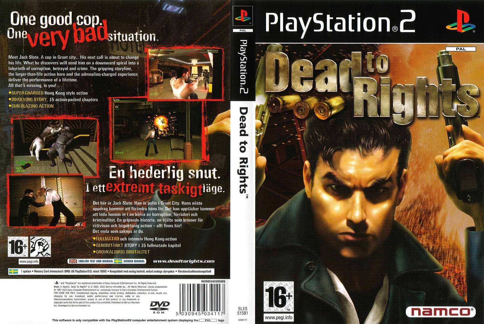 dead to rights 2 ps2