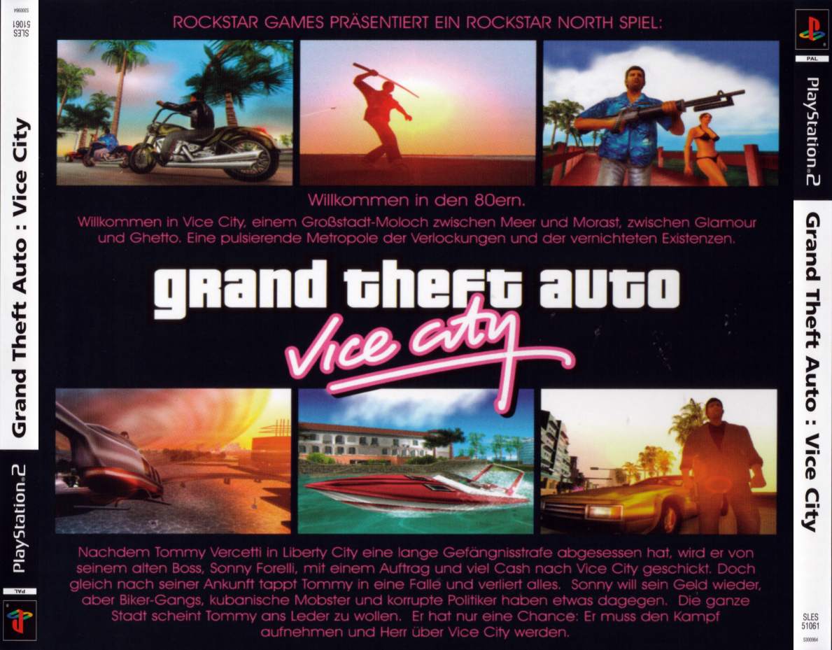 Grand Theft Auto Vice City B | Playstation 2 Covers | Cover Century ...