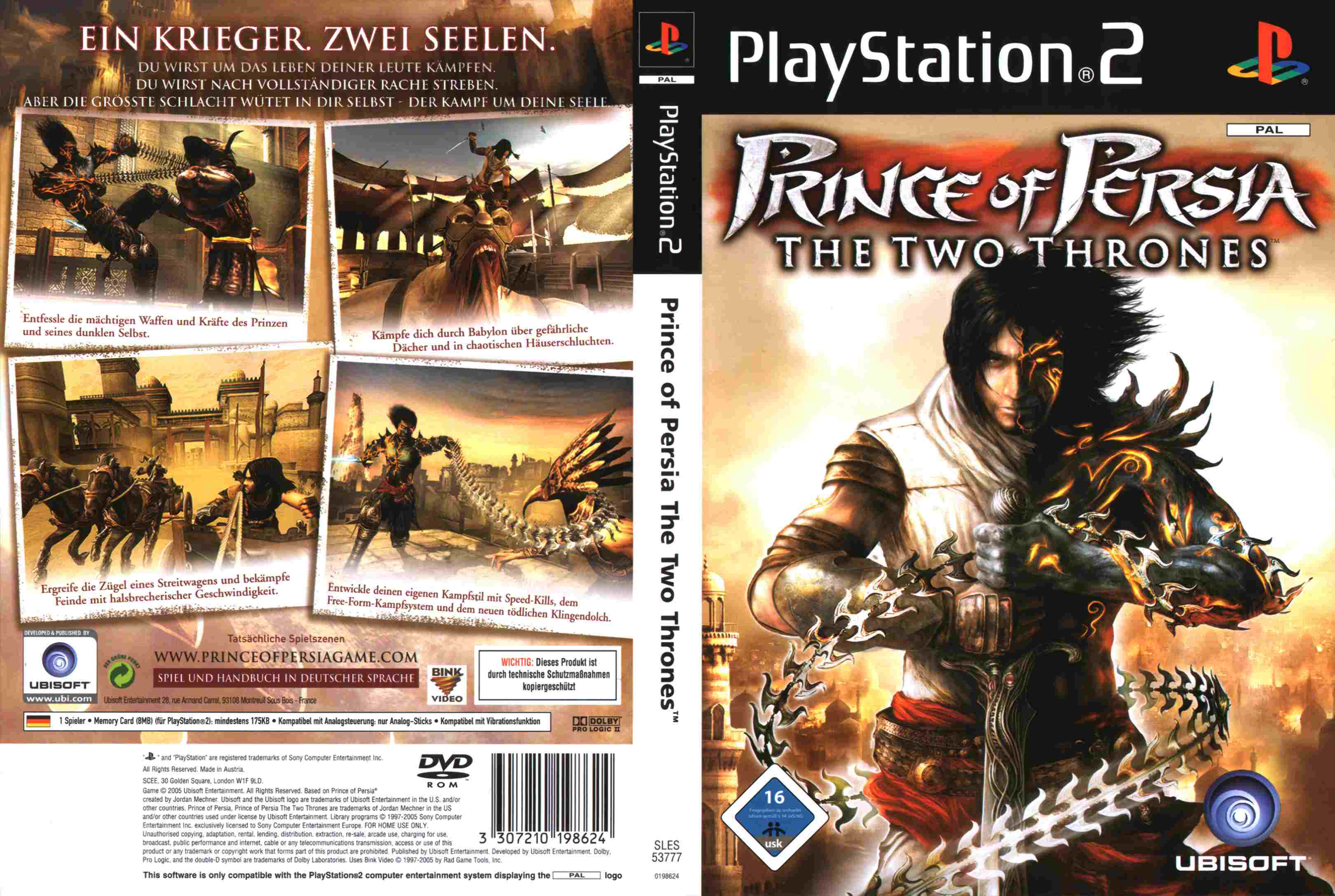 prince of persia the two thrones ps2