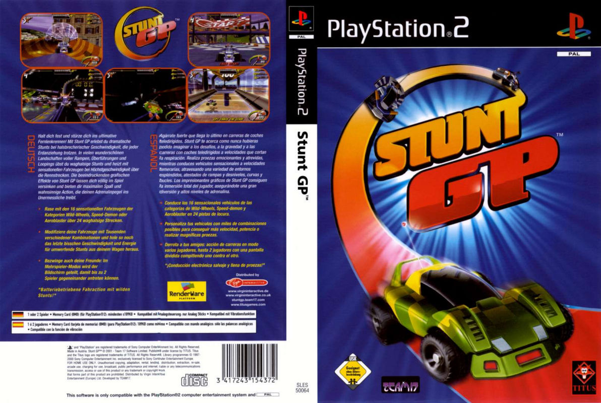 Stunt GP PAL(PS2) Full | Playstation 2 Covers | Cover Century | Over 1. ...