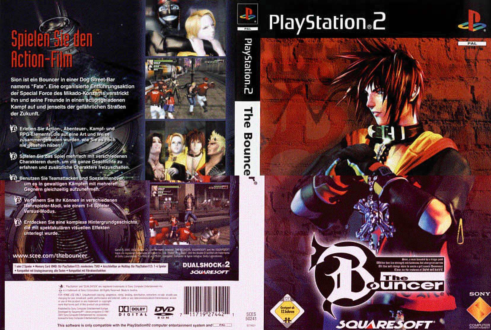 the bouncer ps2