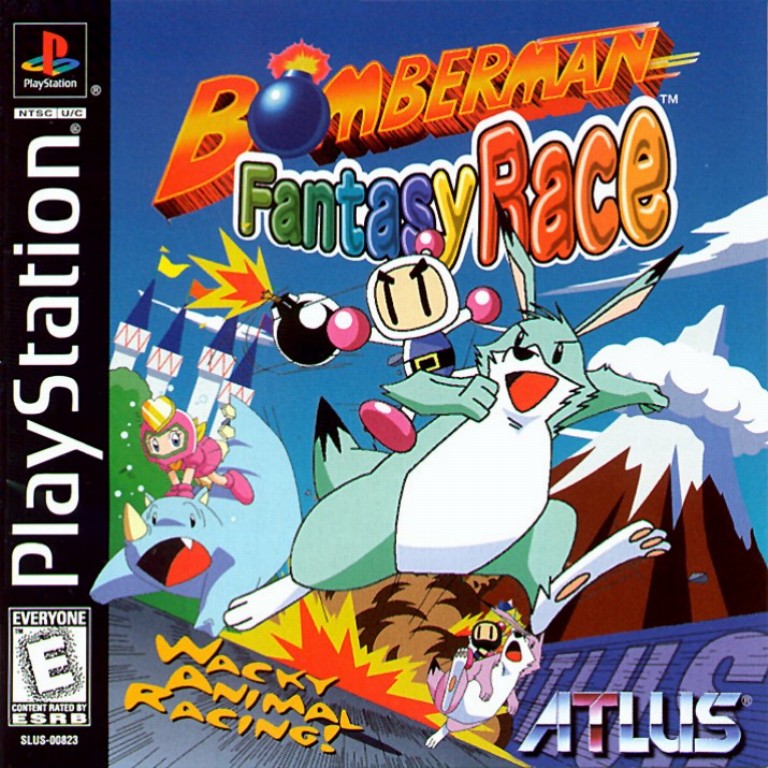 Bomberman Fantasy Race Ntsc Psx Front Playstation Covers Cover Century Over 500 000 Album Art Covers For Free