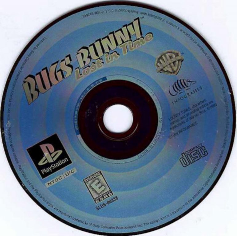 Bugs Bunny Lost In Time NTSC PSX CD | Playstation Covers | Cover ...