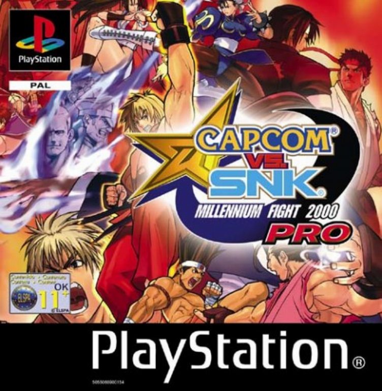 Capcom Vs Snk Pro Millenium Fight 2000 Pal Psx Front Playstation Covers Cover Century Over 