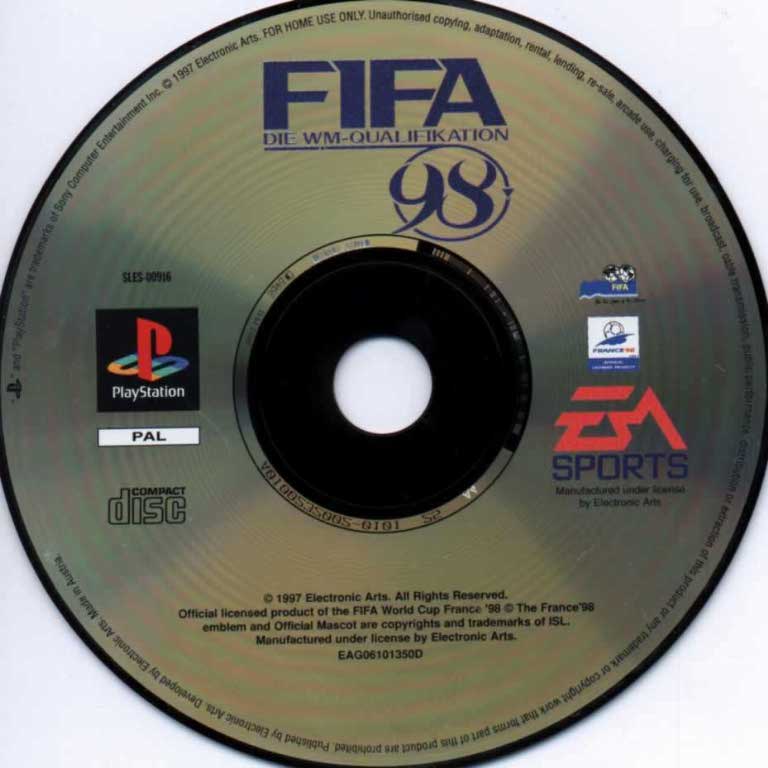 Fifa98 PAL PSX CD | Playstation Covers | Cover Century | Over 1.000.000 ...