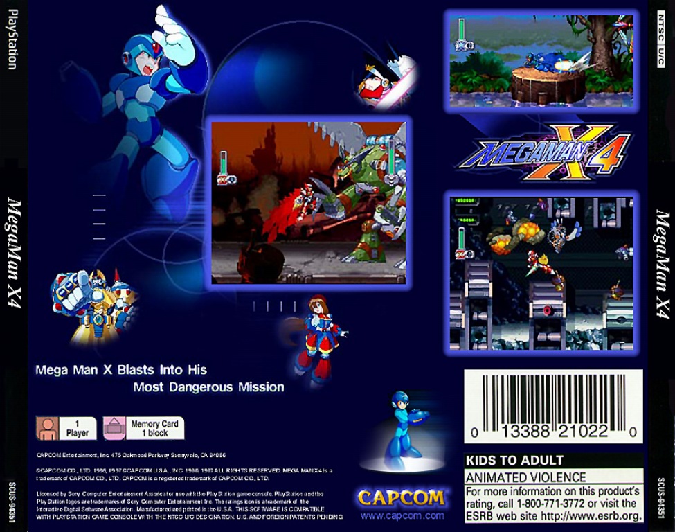 mega man x4 sega saturn